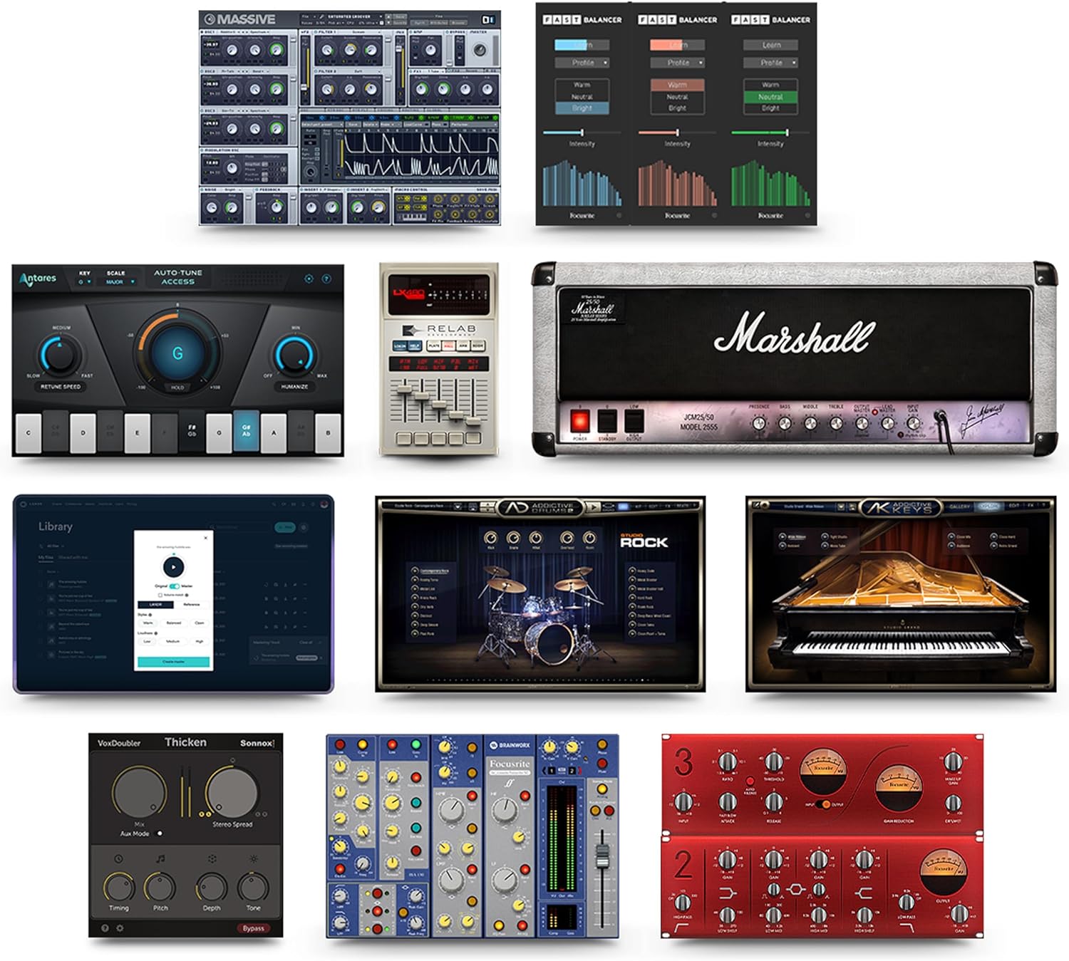 Focusrite Scarlett Solo Studio (4th Gen) USB Audio Interface and Waves Musicians 2 Bundle