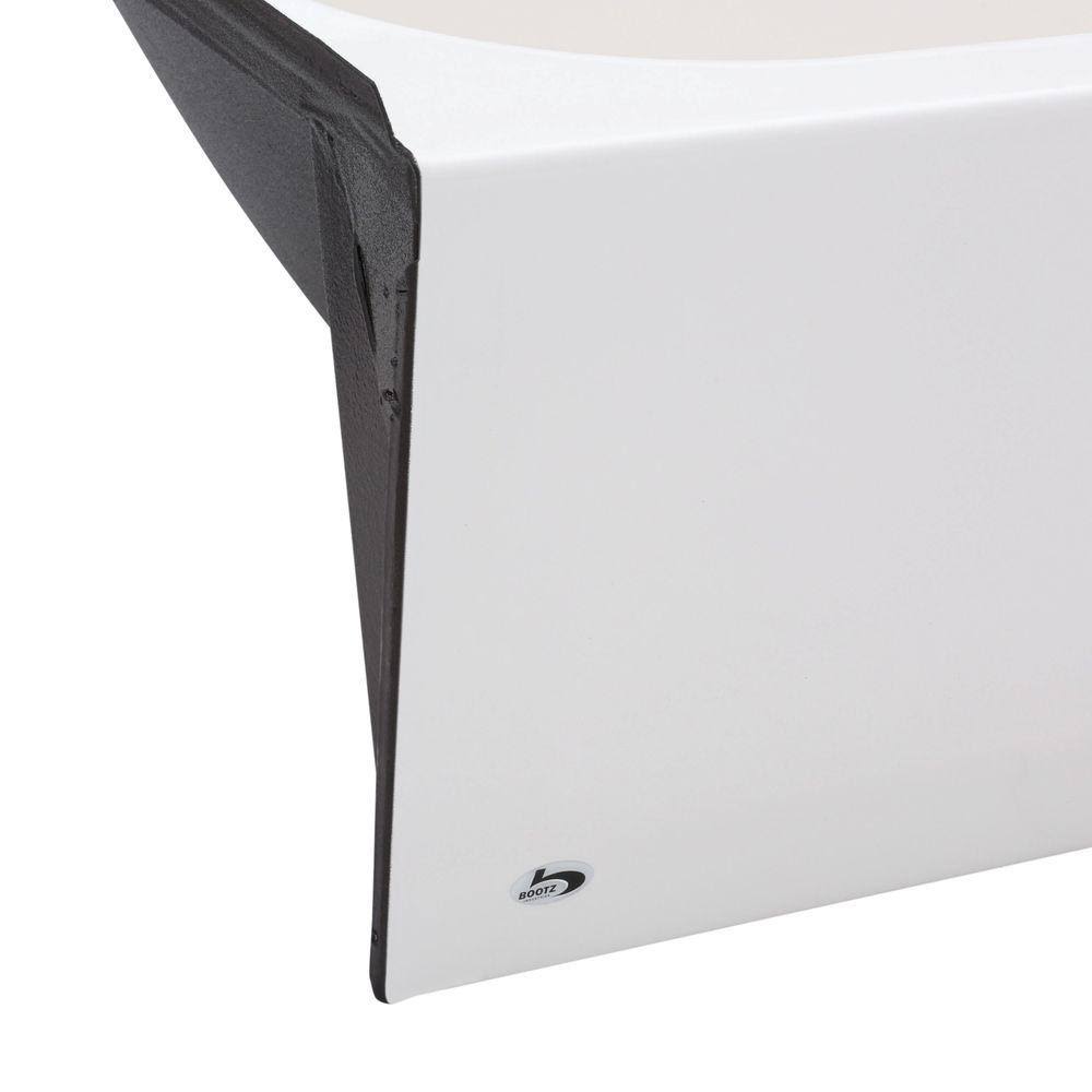 Bootz Industries Mauicast 60 in. Right Drain Rectangular Alcove Soaking Bathtub in White RS8G0R8U