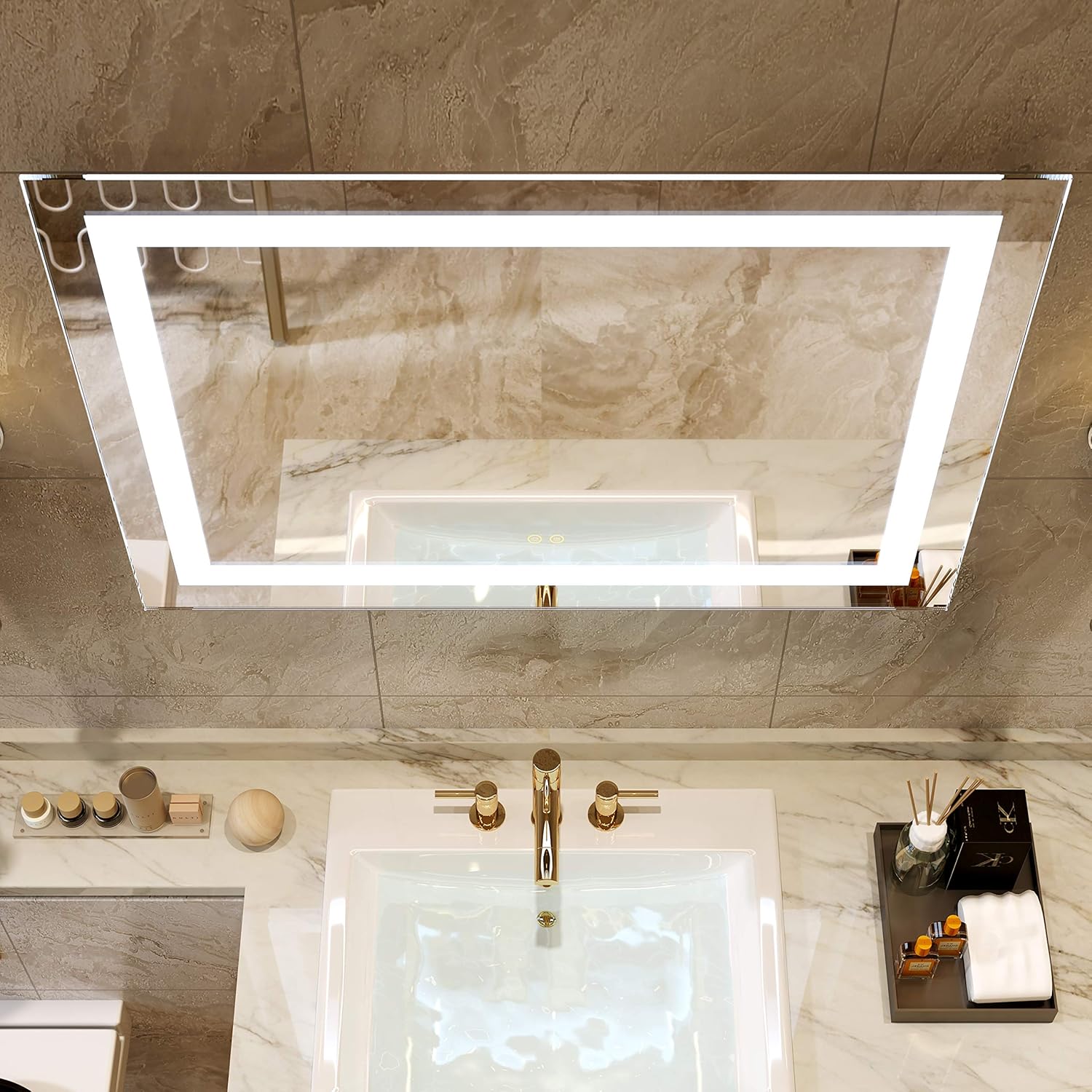 Petus PetusHouse 20 X 28 Inch LED Lighted Bathroom Mirrors