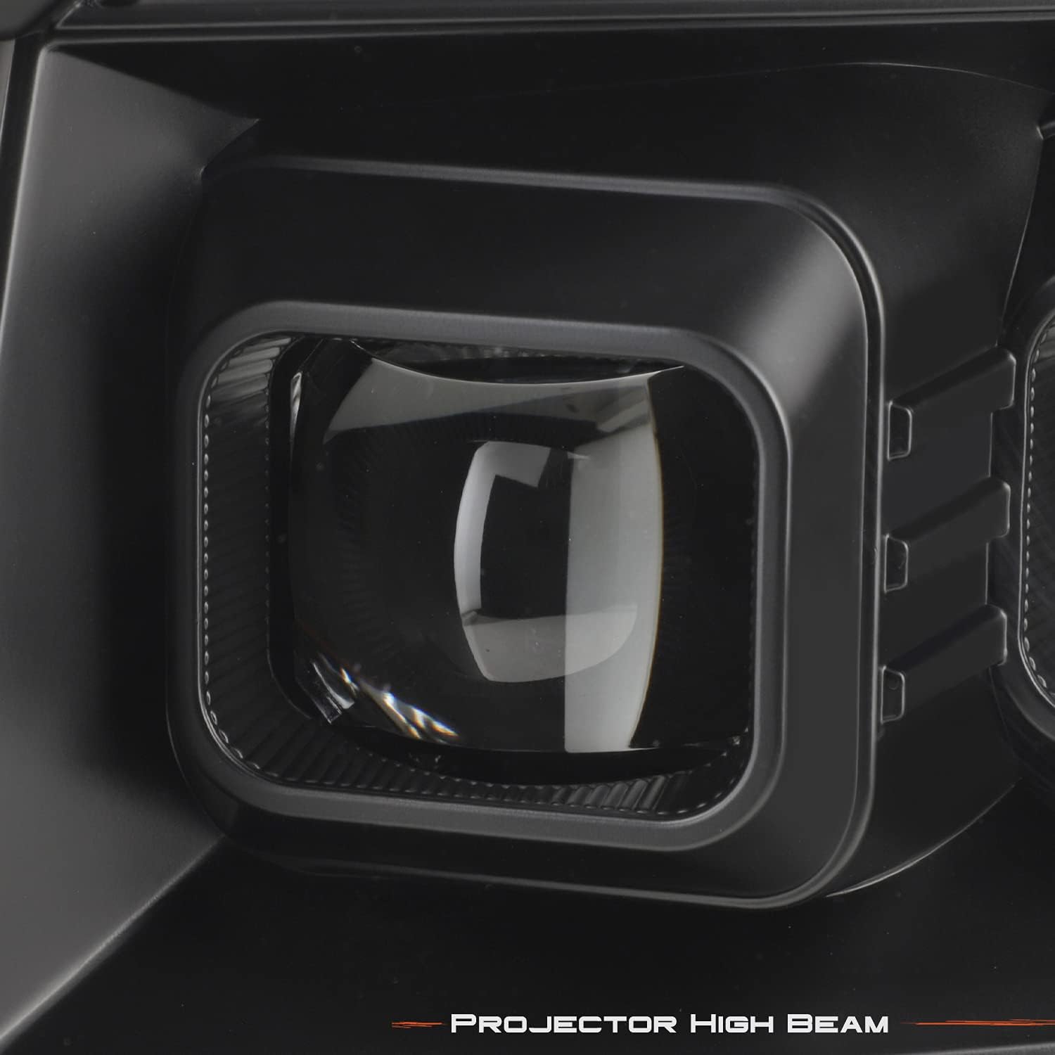 AKKON - Fits 2009-2014 Ford F150 Pickup Truck [Full LED] Projector Beam Black Headlights Pair Driver Left + Passenger Right