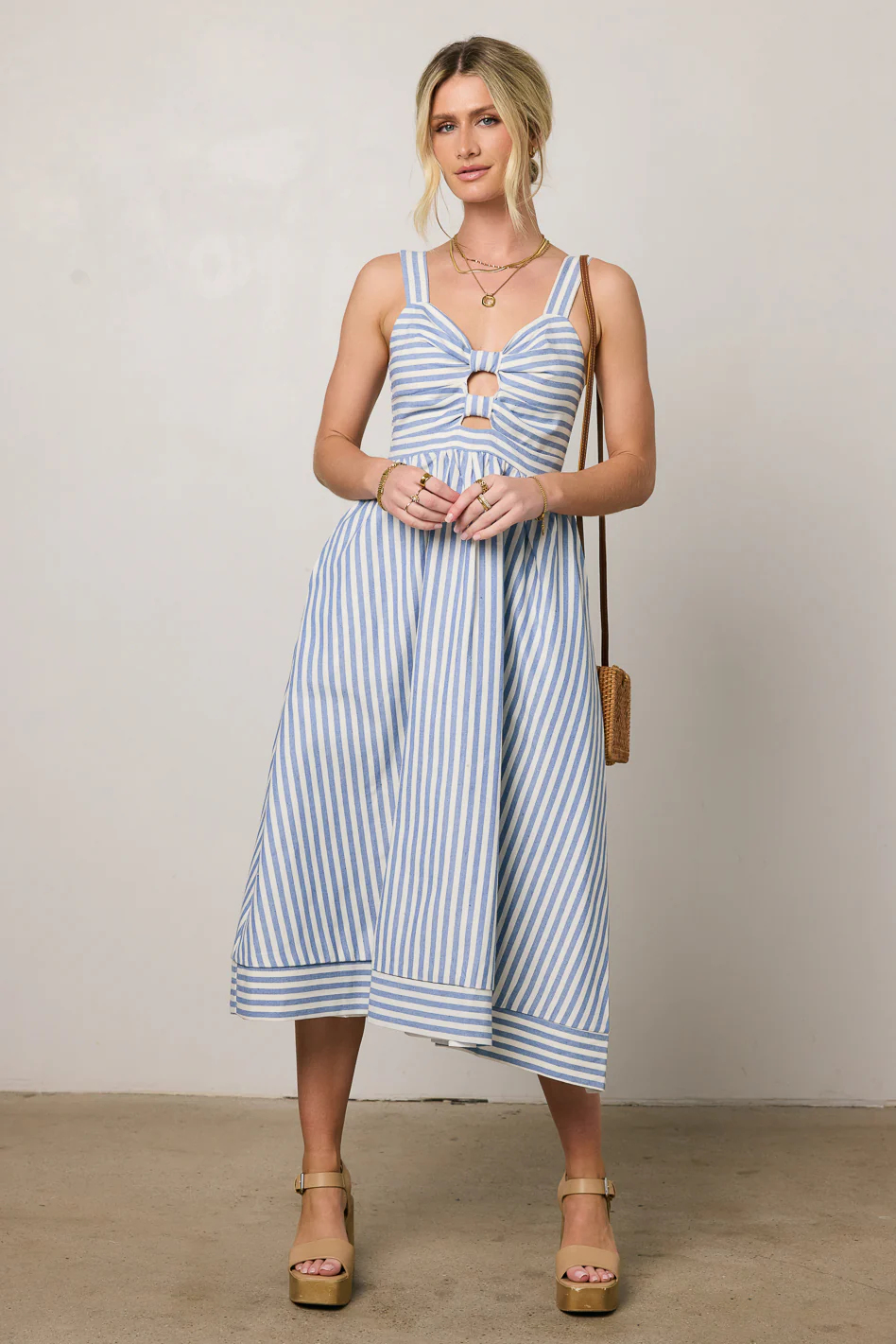Archie Striped Midi Dress - FINAL SALE