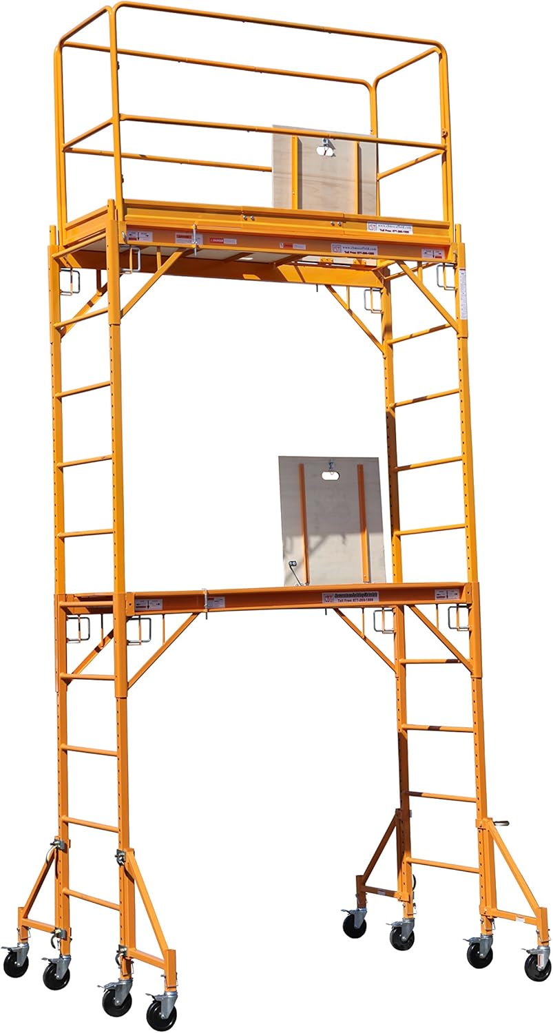 CBM Scaffold 6 Feet Scaffolding Guard Rail System. AKA CBM. Perry. Baker, Utility Tower Guard Rail