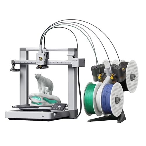 Bambu Lab A1 Combo, A1 3D Printer and AMS lite, Support Multi-Color 3D Printing, High Speed & Precision