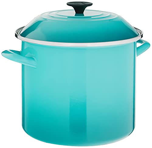 Le Creuset Enamel on Steel Stockpot, 10 qt., Olive
