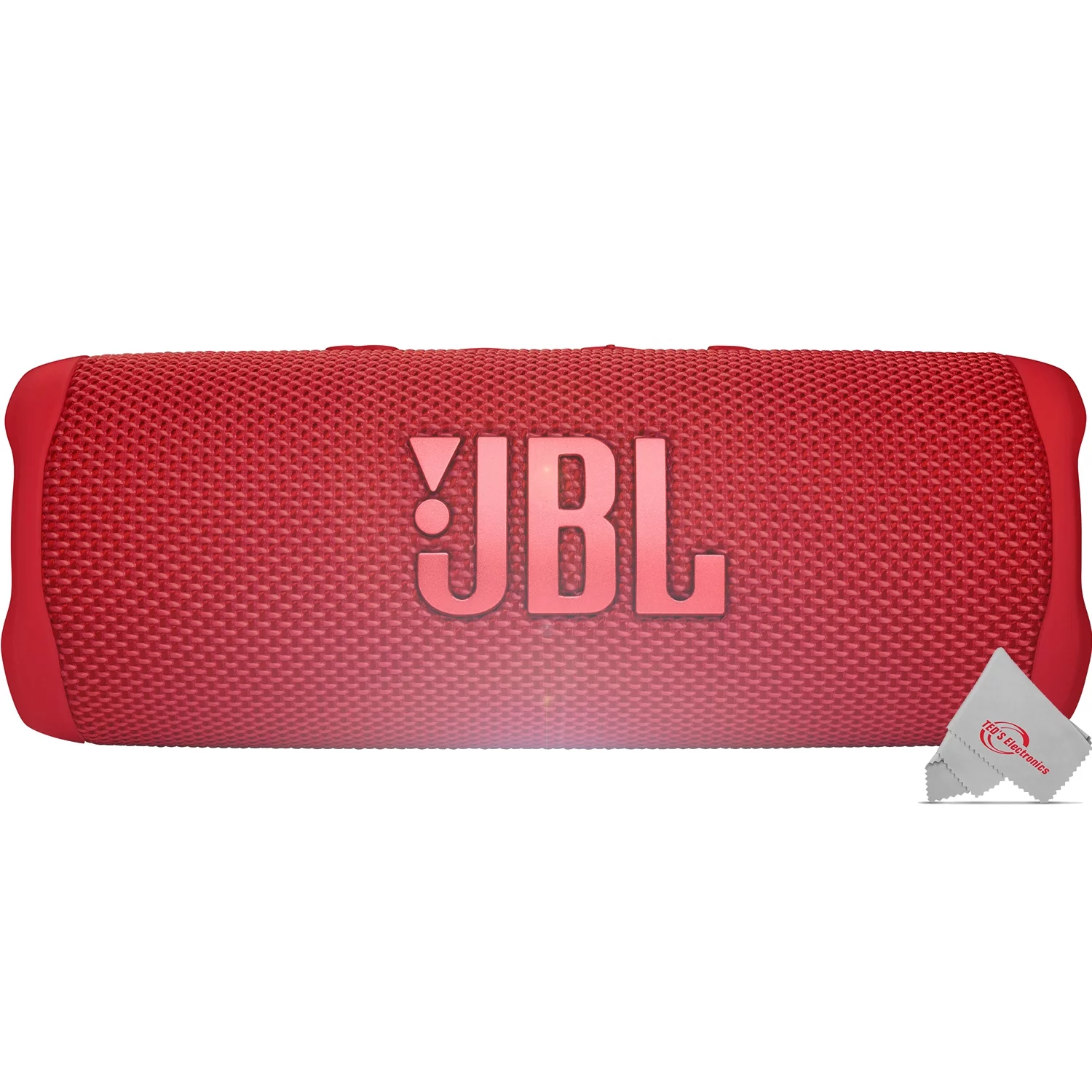 2x JBL FLIP 6 Wireless Portable Waterproof Speaker - Red