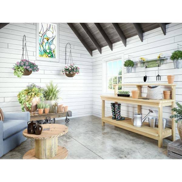UFP-Edge 1 in. x 8 in. x 6 ft. Eased Edge Pine Shiplap Board (6-Pack)