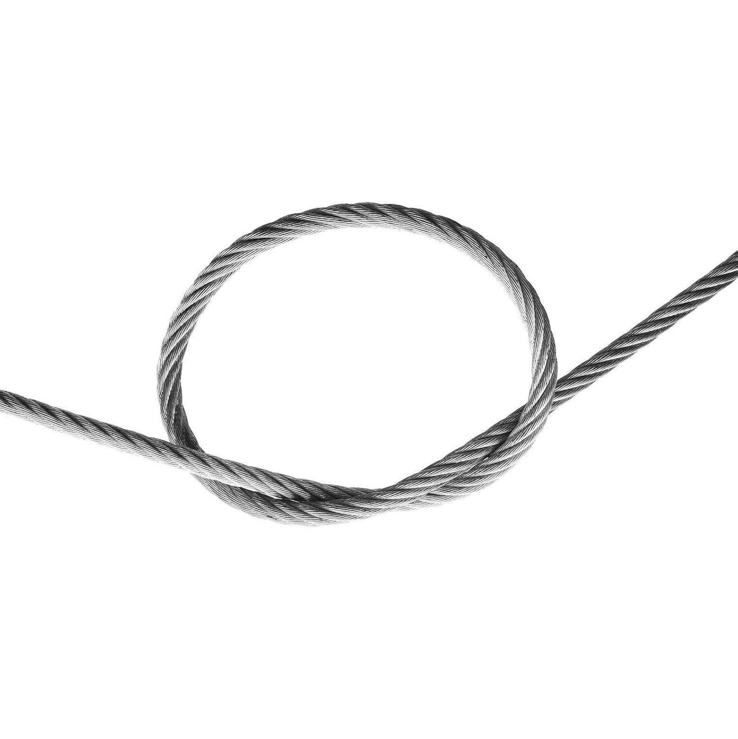 5/16 Galvanized Aircraft Cable Steel Wire Rope 7x19 (100 Feet)