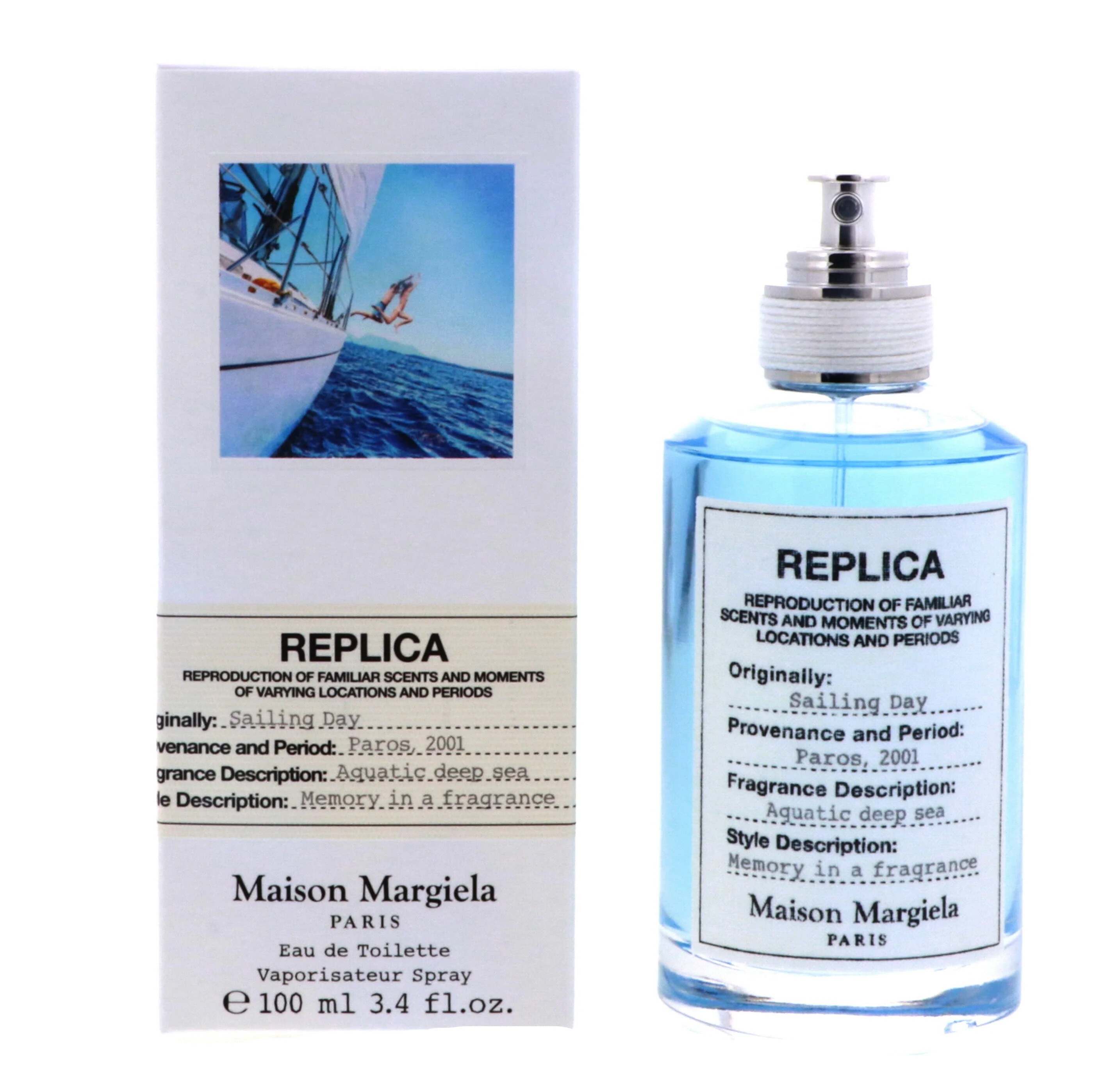 REPLICA SAILING DAY by Maison Margiela, EDT SPRAY 3.4 OZ - Radiant Selections