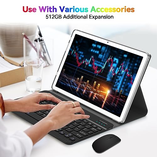 Latest Android 13 Tablet, Octa-Core Processor+128GB+16(8+8 Expand) GB, 10.1 inch Tablet with 8000mAh Battery, 1280x800 HD Screen, 5G WiFi