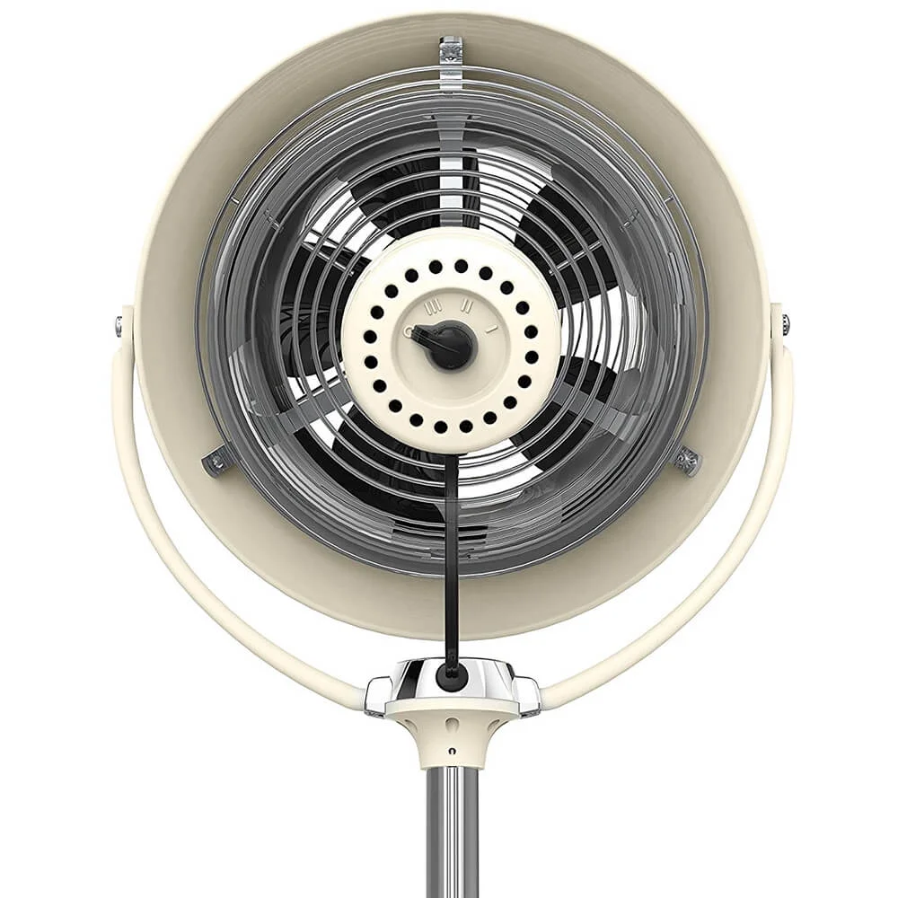 Vornado VFAN Sr. Pedestal Vintage Air Circulator, 42" - 54.5" Tall, Vintage White
