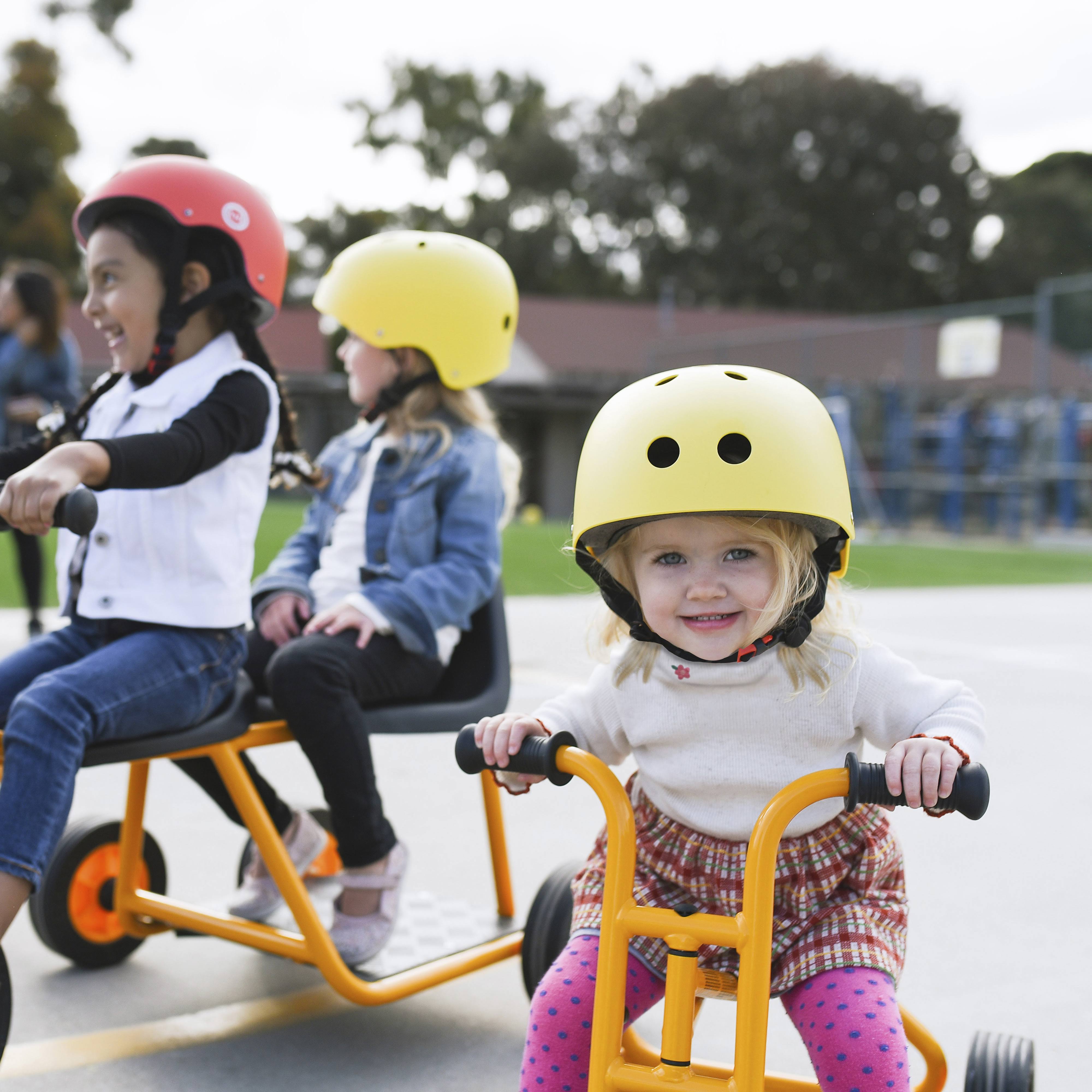 Rabo Powered by Ecr4kids My First Pedaling Trike, Yellow