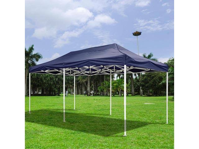 10x20ft EZ Pop Up Canopy Top Replacement Instant Patio Pavilion Sunshade Tent Cover Outdoor