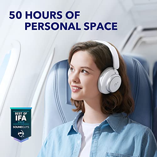 Soundcore by Anker Space Q45 Adaptive Active Noise Cancelling Headphones, Reduce Noise by Up to 98%, 50H Playtime, App Control
