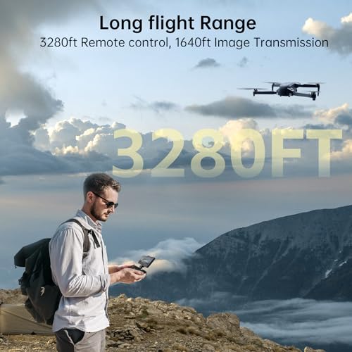 CHUBORY X10 PRO GPS Drone with Camera for Adults 4K UHD, 90 Min Long Flight Time,3280 FT Long Control Range, Auto Return, Follow Me, Brushless Motor