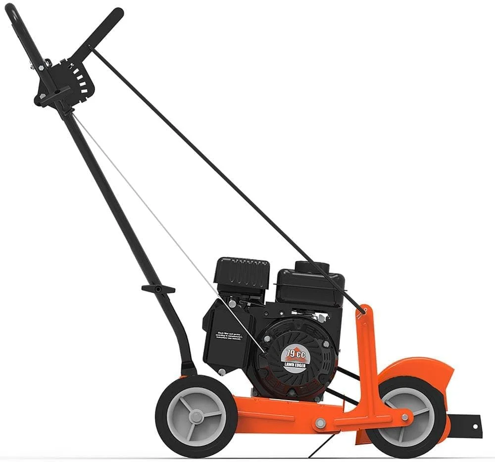 Yard Force 9 in. 79 cc Gas Powered 4-Stroke Walk Behind Landscape Edger with Extra Blade Included - Radiant Selections