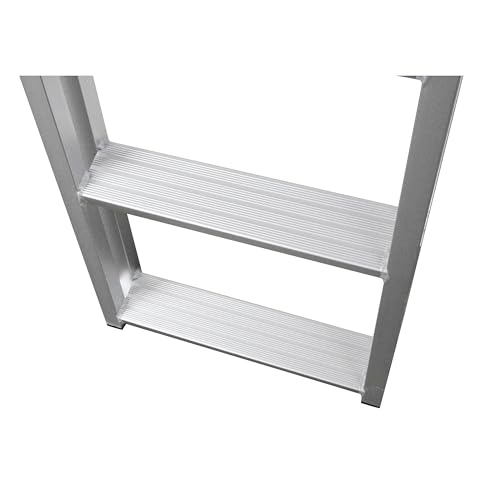 Extreme Max 3005.4239 Slanted Flip-Up Dock Ladder - 5-Step