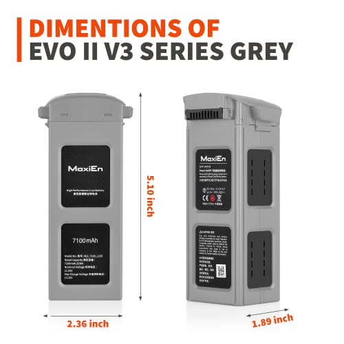 Autel Robotics EVO 2 Battery 7100 mAh 11.55V Smart Battery for EVO II/EVO II Pro/EVO 2 Enterprise/RTK/EVO 2 Dual 640T Drones(V2 & V3), 2025 N-e-w
