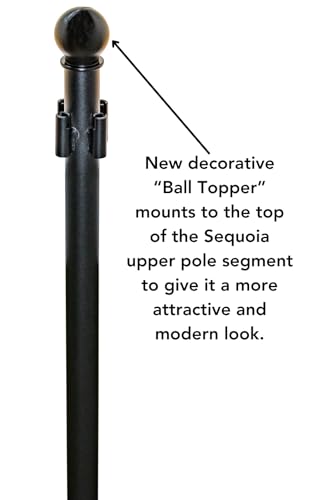 Sequoia Squirrel Proof Pole System with 4 Hanging Stations - Bird Feeder Pole System Only