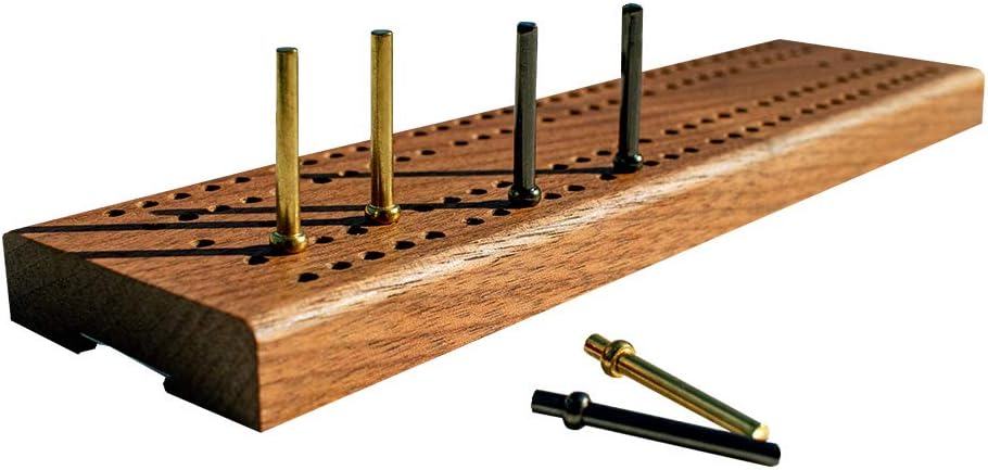 Alex Cramer Cabin Club Classic Domino Set with Black Walnut Case - Premium Quality 28 Indestructible Double-Six Dominoes (Domino Set)