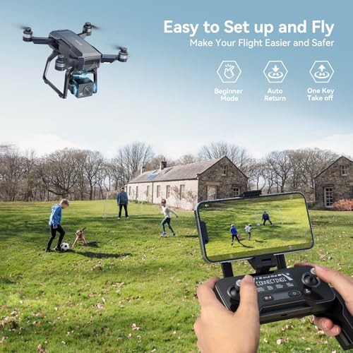 Bwine F7GIM Pro Drone with 6K UHD Camera and 3-Axis Brushless Gimbal, GPS Smart Control for Adults and Beginner, Plus 70Mins Flight Time