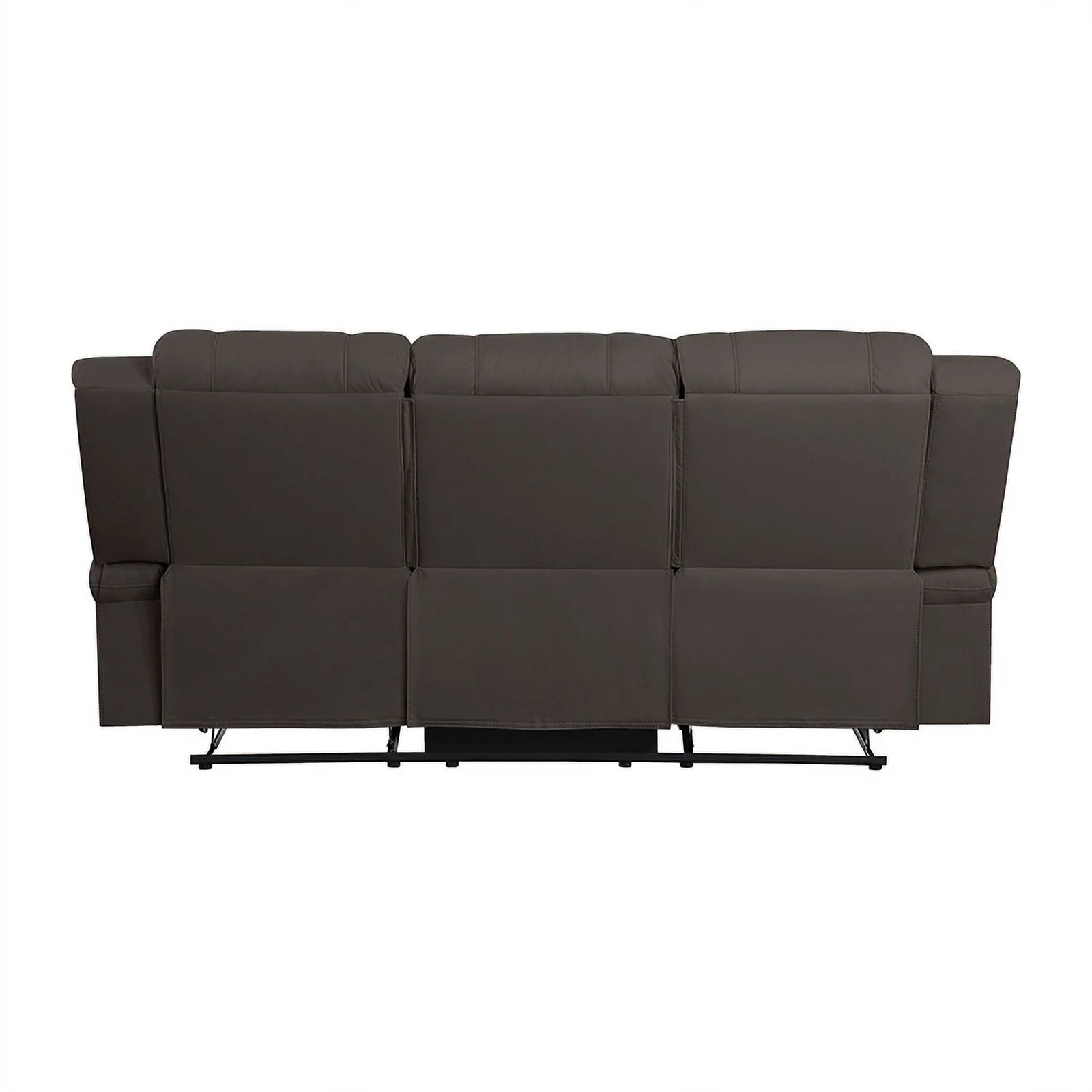 Lexicon Camryn Microfiber 2-Piece Manual Reclining Sofa Set in Chocolate