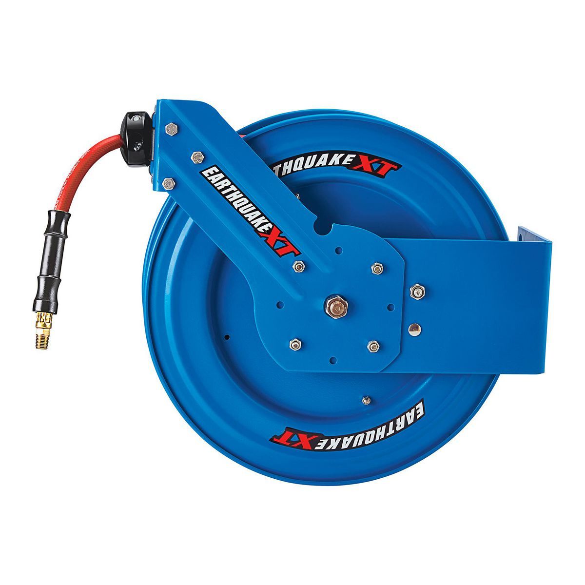 EARTHQUAKE XT 3/8 in. x 50 Ft. Industrial Grade Air Hose Reel