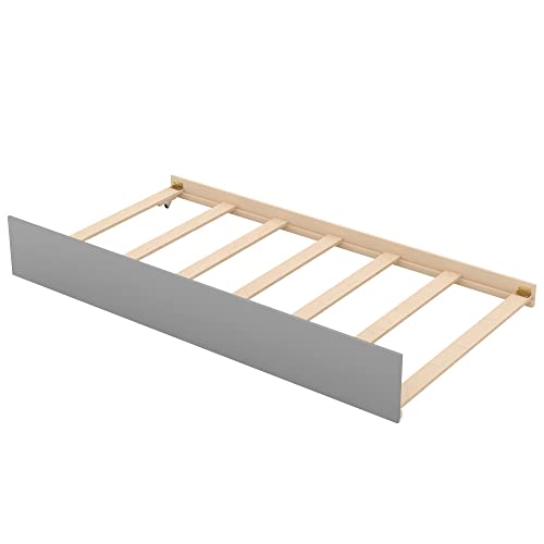 Harper & Bright Designs Bunk Beds Twin Over Full Size, Bunk Bed with Trundle,Storage Shelf and Stairway