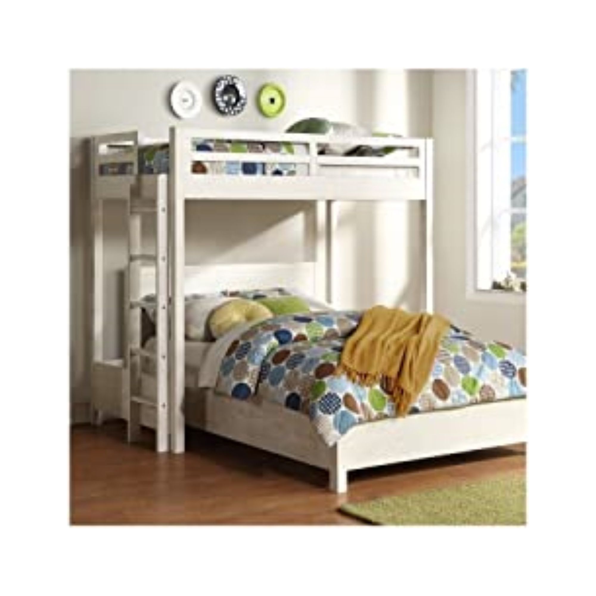 Acme Furniture  Celerina Twin Loft Bed, Weathered White