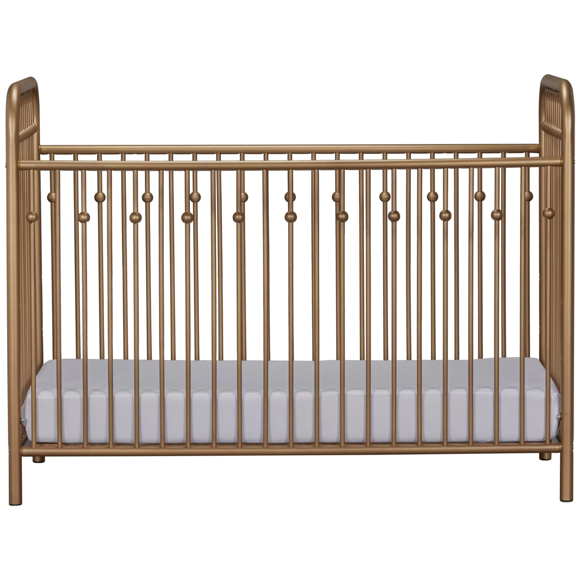 Little Seeds Monarch Hill Ivy Gold Metal Baby Crib - Curated Treasures Market
