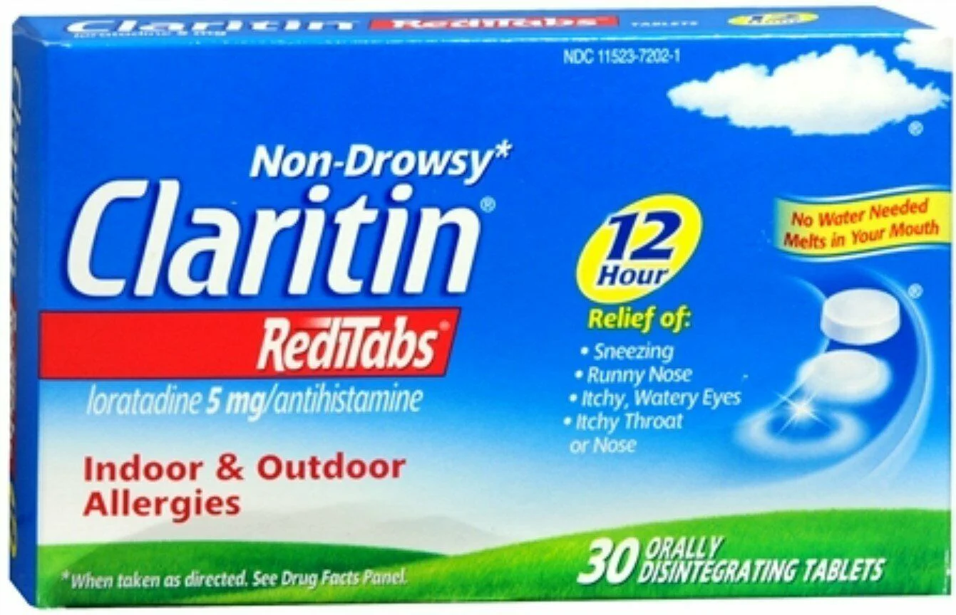 6 Pack - CLARITIN 12 Hour Reditabs 5 mg Orally Disintegrating Tablets 30 Tablets