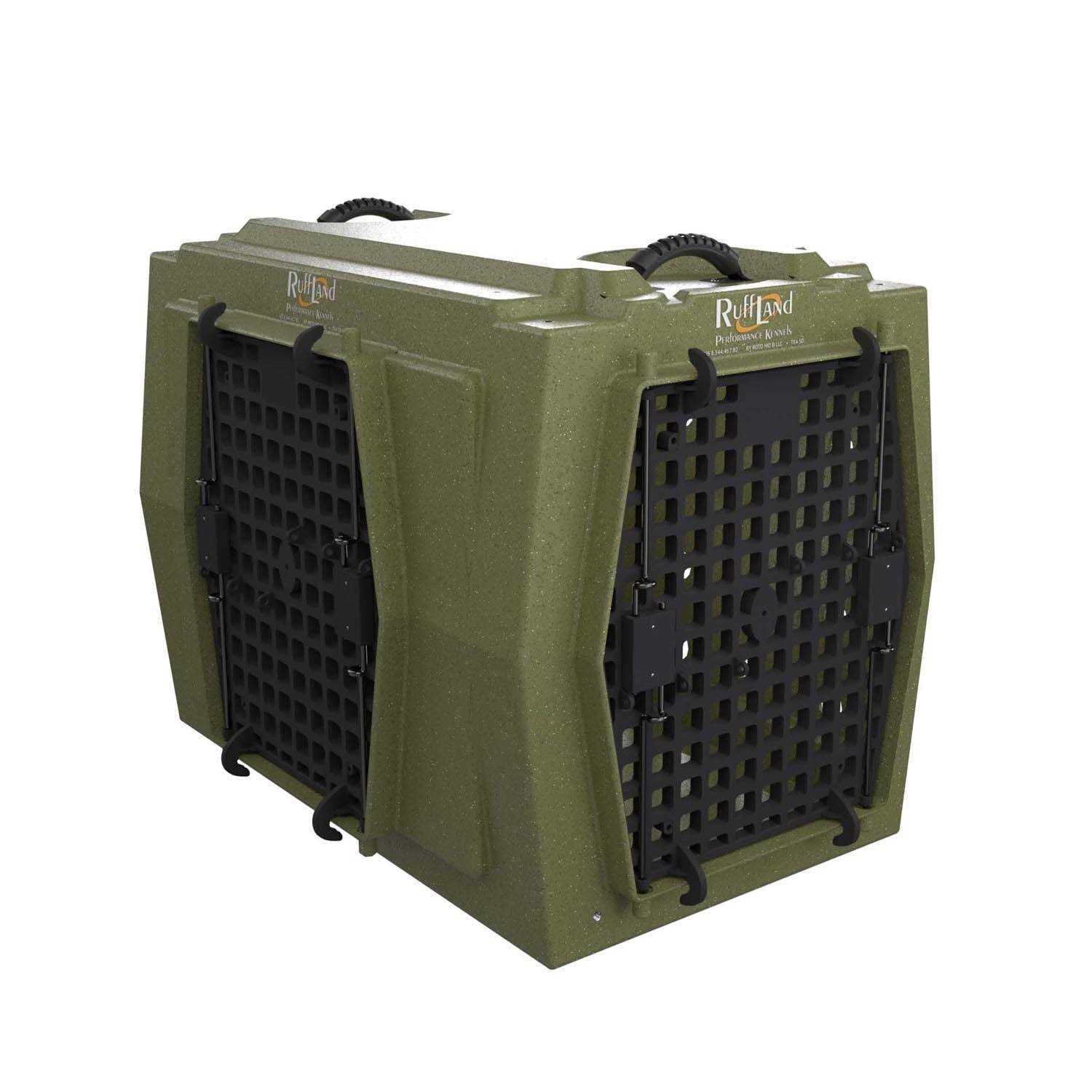 Ruff Land Kennels Intermediate Kennel Double Door INTDDLSE2017OD23 - Pet Supplies online store