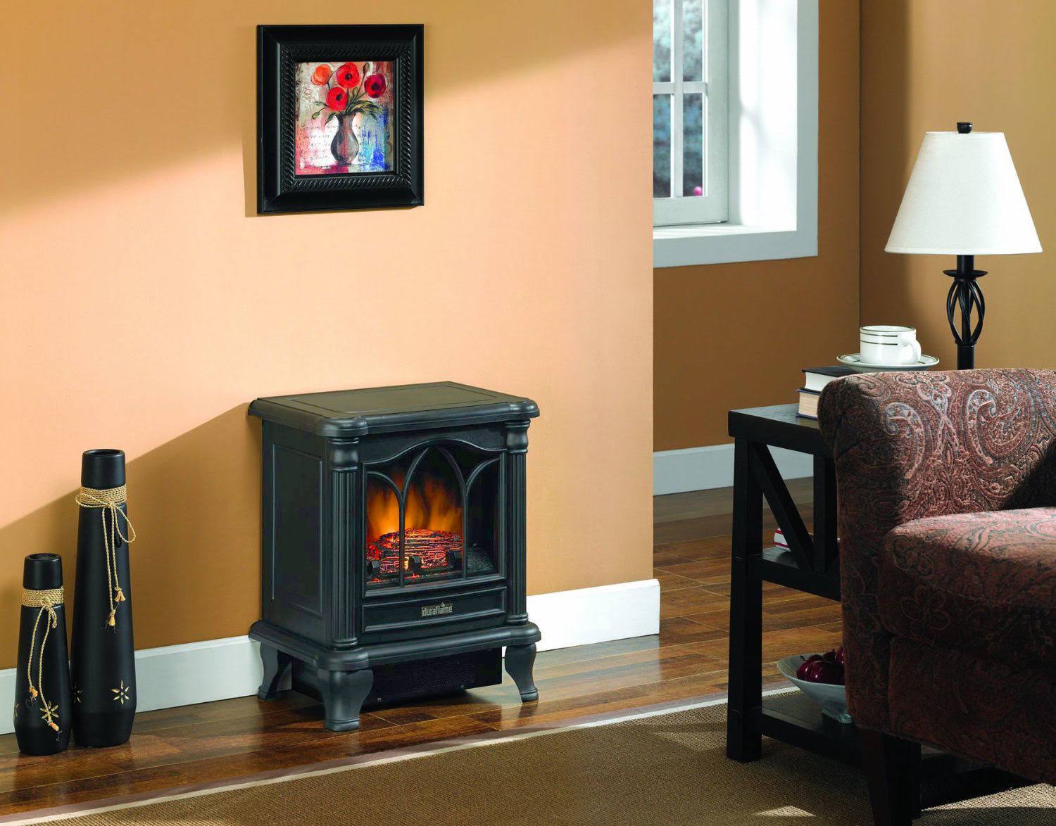 Duraflame Carleton DFS-450-2 Electric Stove with Heater - Black