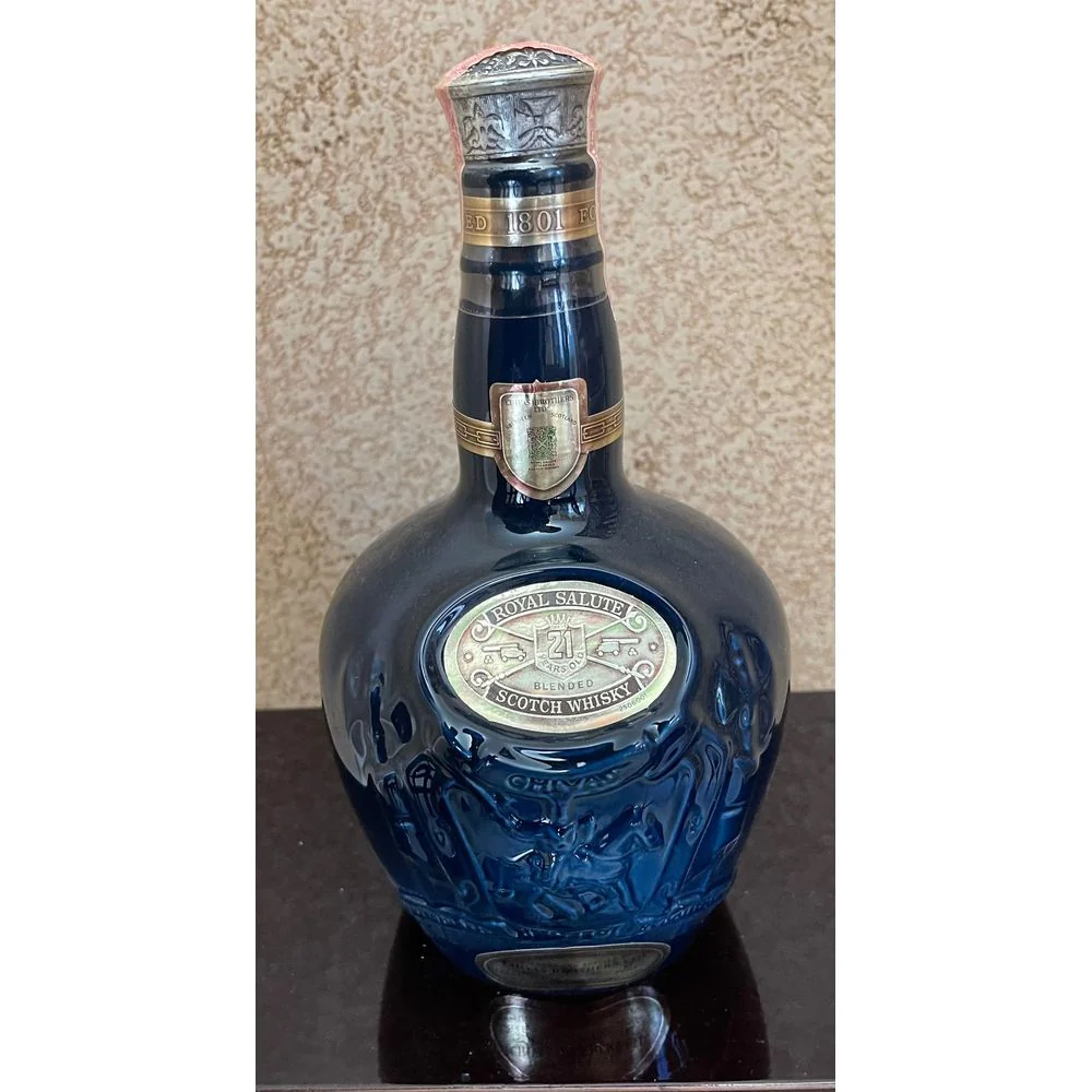Royal Salute 21 Year Blended Scotch Whisky (tax stamp, bottle only) - Nestor Liquor