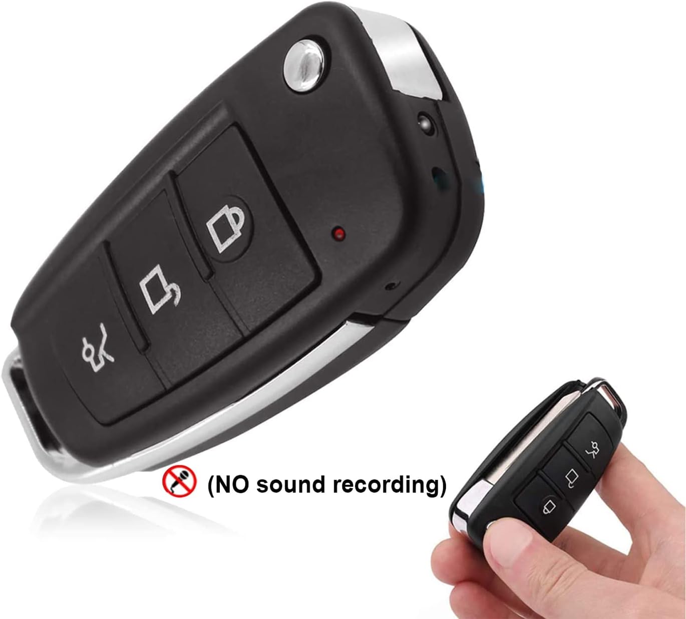 Buloge 32g Car Key Spy Camera ,Hidden Camera with IR Night Vision Motion Detection, Spy Camera Hidden Camera with HD 1080P , Image 2560X1920