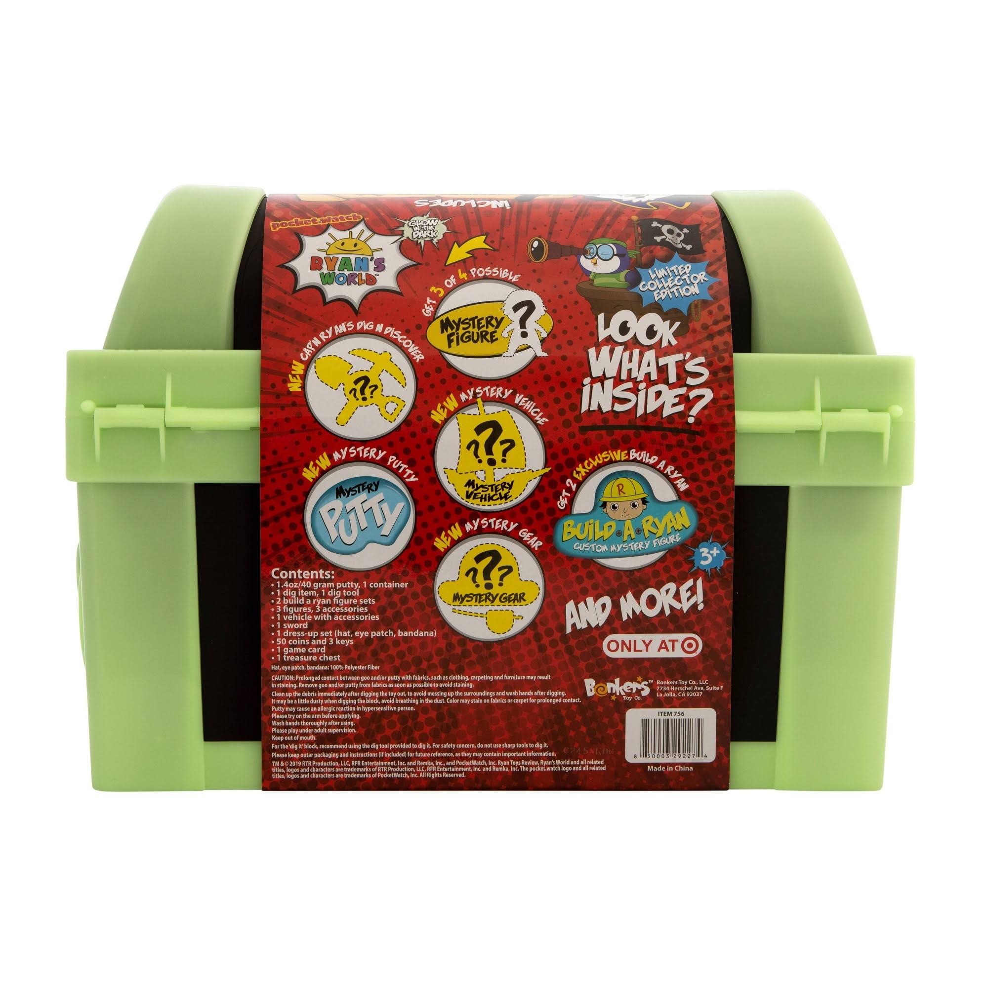 Ryan&s World Cap&rsquo;n Ryan&rsquo;s Glow-In-The-Dark Mega Mystery Treasure Chest