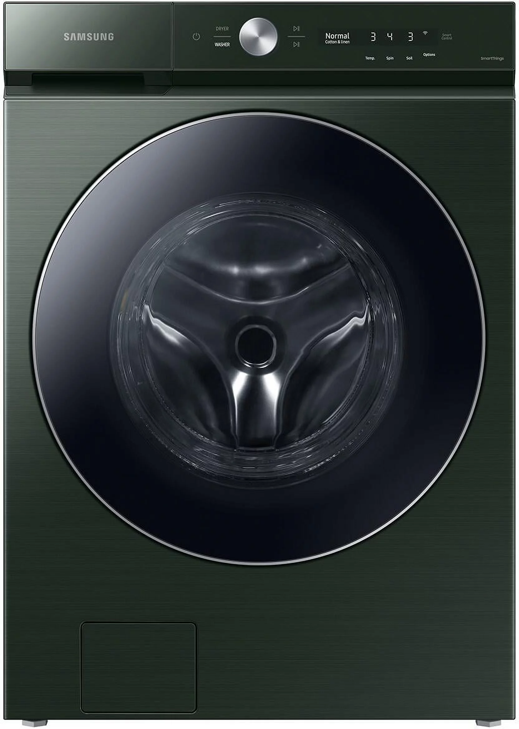Samsung 27" Smart Front Load Washer w/ 5.3 cu ft Capacity, Wifi Enabeld, 25 Wash Cycles WF53BB8900AG