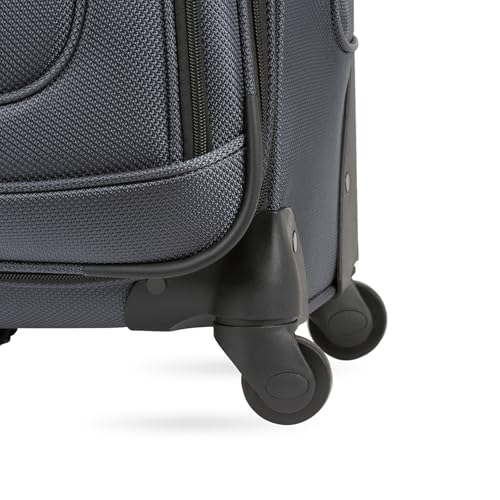 SwissGear Sion Softside Expandable Roller Luggage, Teal, 3 Piece Set (21/25/29)
