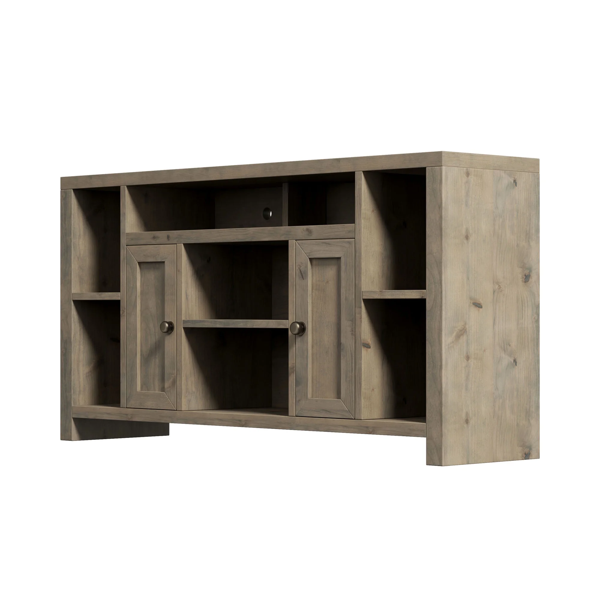 Bridgevine Home Modern Rustic TV Stand for 70 inch TV, Fully Assembled