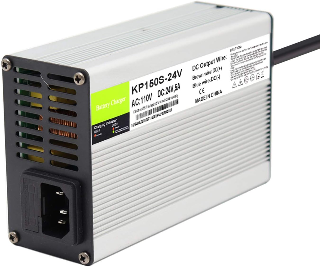 24V 5A Battery Charger 3-Pin XLR for Pride, Jazzy, Drive Medical, Golden Technologies, Shoprider, Rascal, EA1065, S150 180 X-CEL
