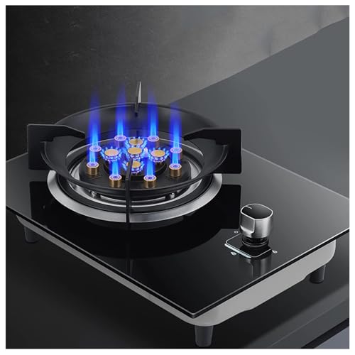 Gas Cooker - Portable Gas Stove, Easy-to-clean Portable Gas Stove For Home Use, 13 Cavities Tempered Glass Cooktop Burner