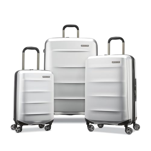 Samsonite Carry-On Pro Front Pocket Hardside Expandable 21-Inch Octiv Luggage: Durable & Impact Resistant, 360° Aero Trac Spinner Wheels