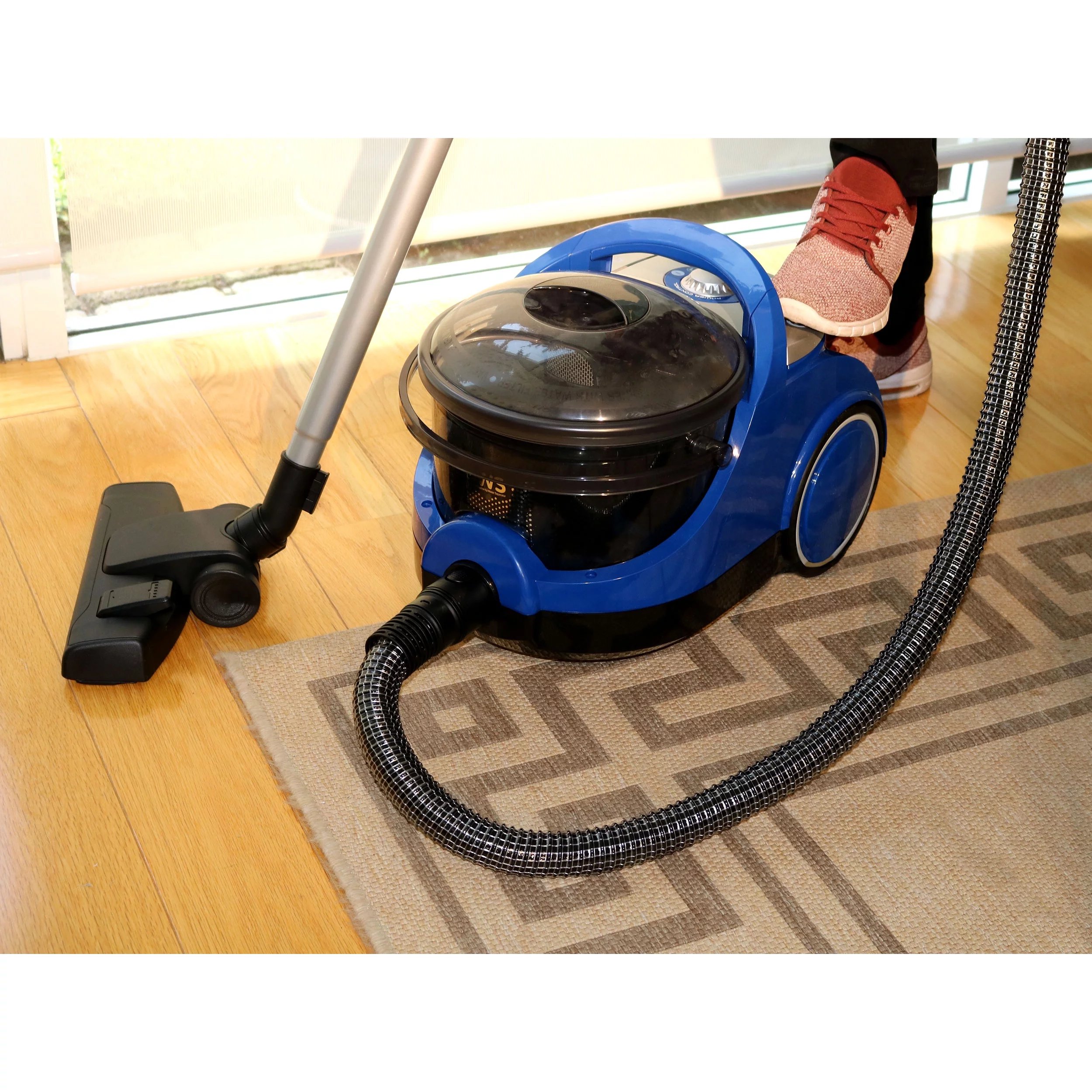 Acquapur II Canister Vacuum Cleaner - Vacuum Cleaner – Water Filtration, 5-Level Filtration, Bagless Canister Vacuum Cleaner, Allergy/Pet Pro