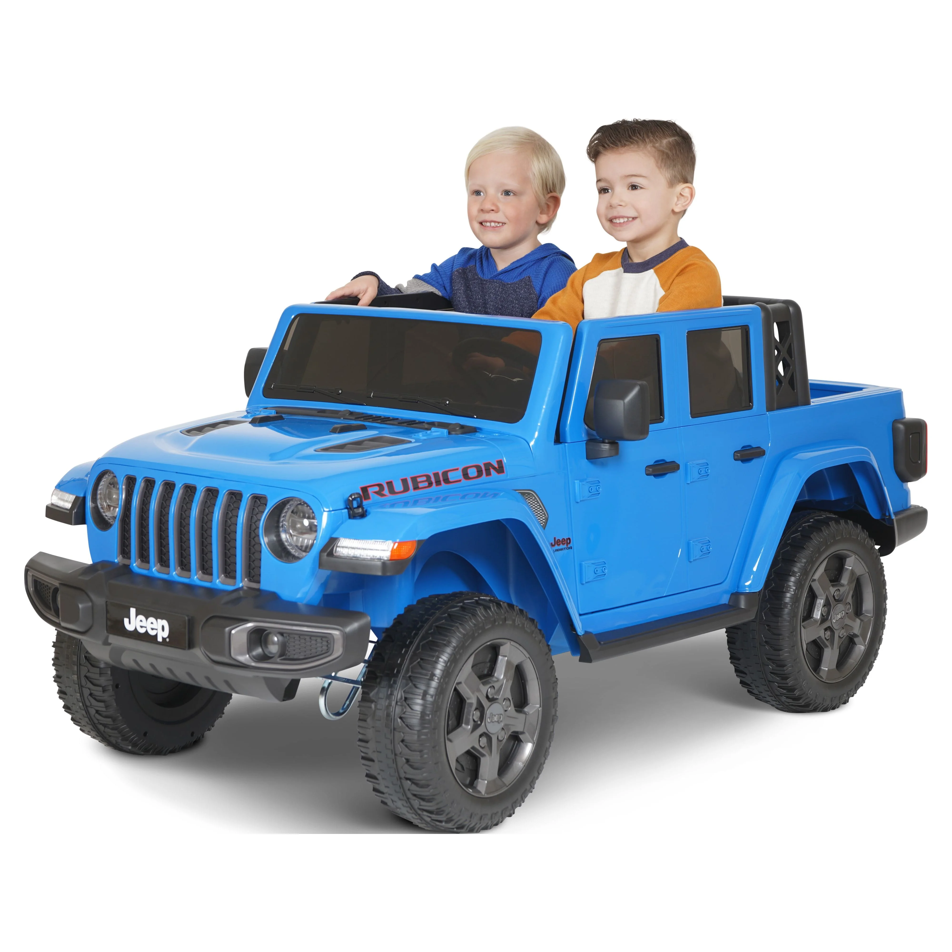 12V Jeep Gladiator Battery Powered Ride-on Vehicle for Kids, in Blue by Hyper Toys, for a Child Ages 3-8 - Radiant Selections