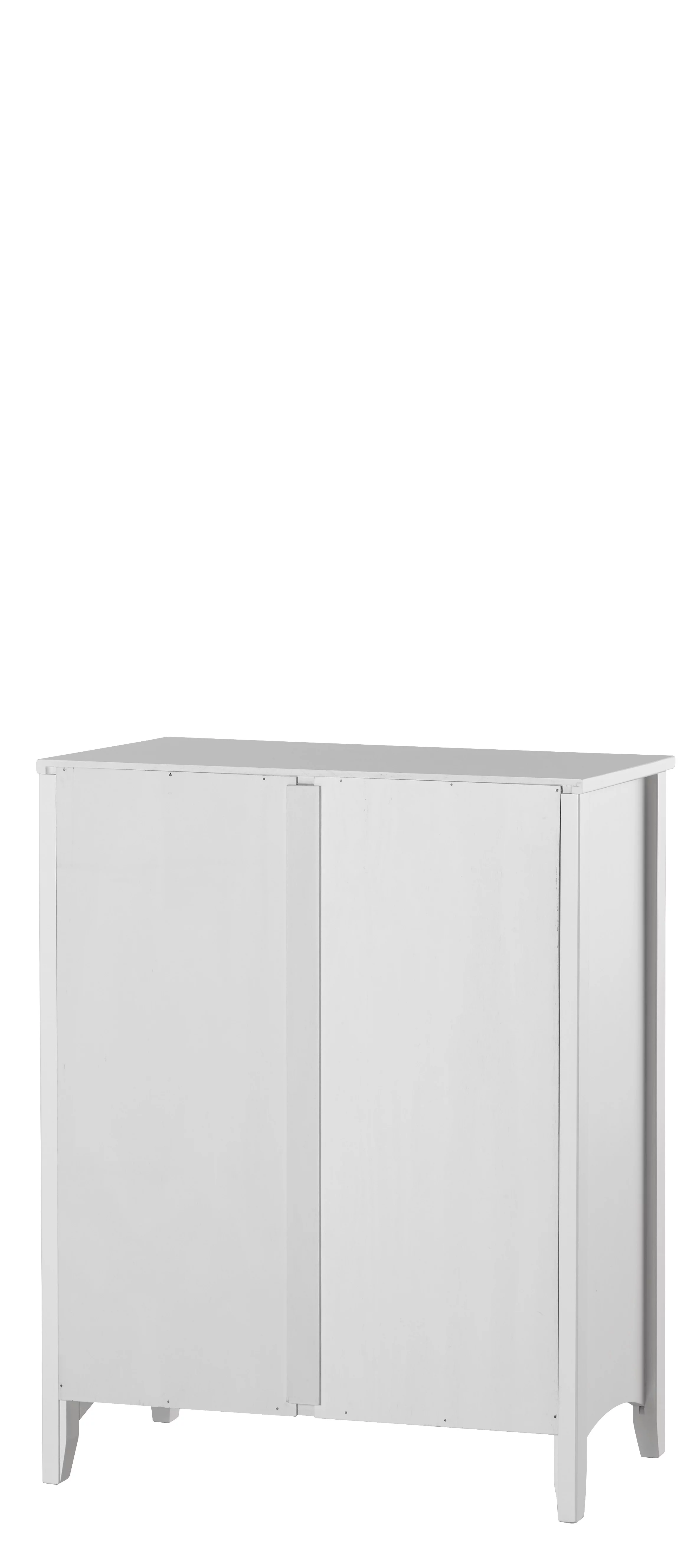 Shaker Style Bookcase - 36"H - White Finish