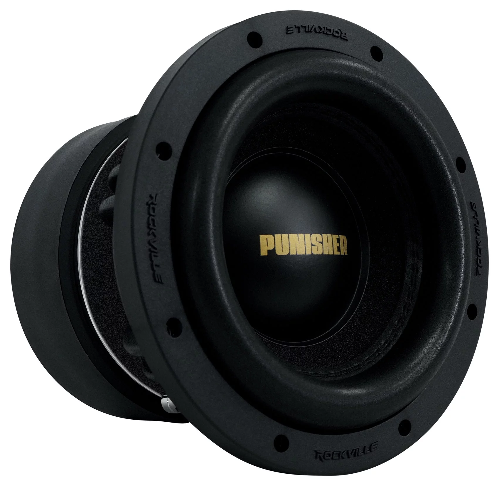 Rockville Punisher 8D1 8" 750w RMS Competition Car Subwoofer+Mono Amplifier Amp