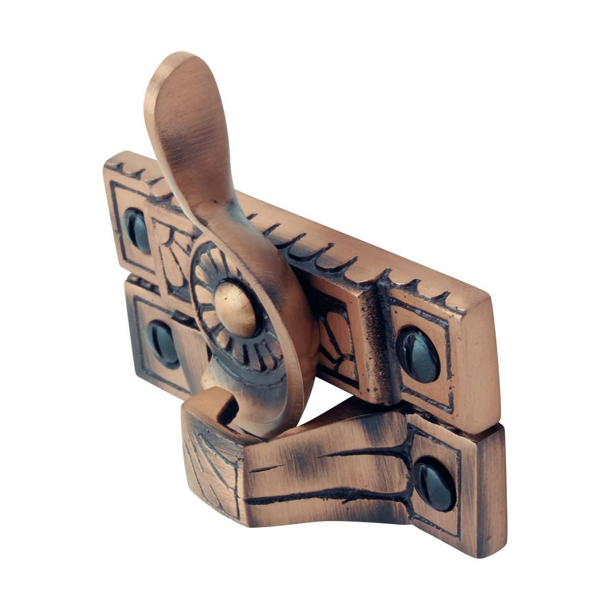 Renovators Supply 12 Ornate Solid Brass Window Sash Lock Antique Brass