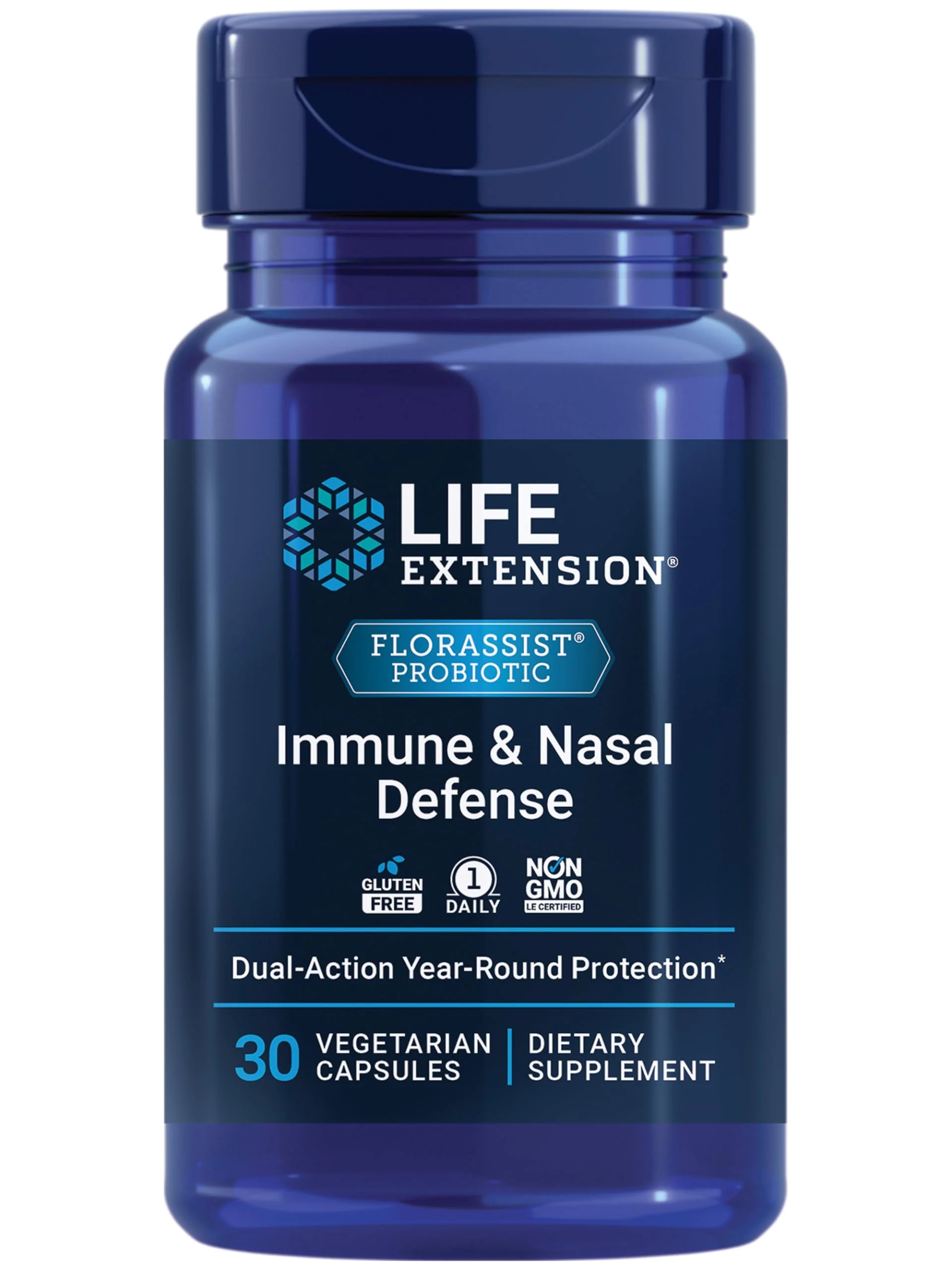 Life Extension FLORASSIST® Immune & Nasal Defense - Healthy Immune Support Probiotics Supplement for Men and Women