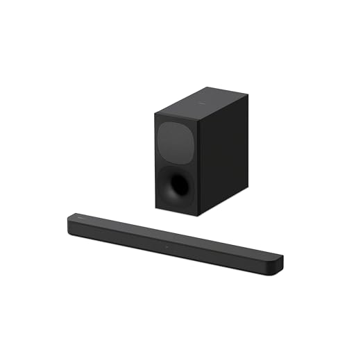 Sony HT-S400 2.1ch Soundbar with Powerful Wireless subwoofer, S-Force PRO Front Surround Sound, and Dolby Digital, Black