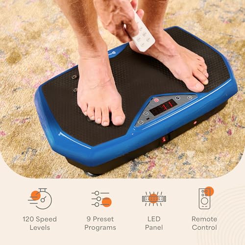 Lifepro Vibration Plate Exercise Machine with Magnetic Acupoints - Full Body Vibration Platform for Beginners and Recovery