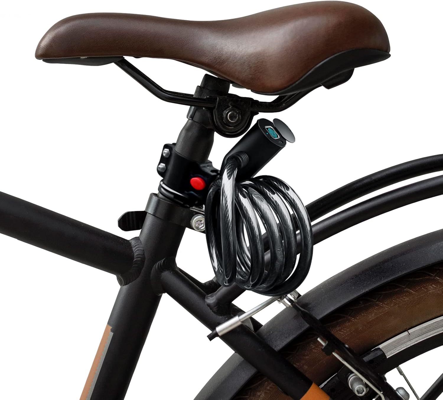 Bike Lock Etronic Lock, Eseesmart Bicycle Lock Bluetooth and Fingerprint, Bike Lock Cable Heavy Duty Anti Theft 1.5M , APP Remote, IP65 Waterproof